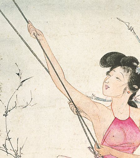 兴庆-胡也佛的仕女画和最知名的金瓶梅秘戏图